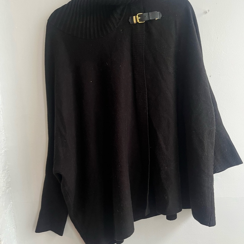 Calvin Klein Black Cowl Neck Sweater